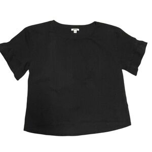 GoodThreads Women's Shirt BLACK Size XL NWT